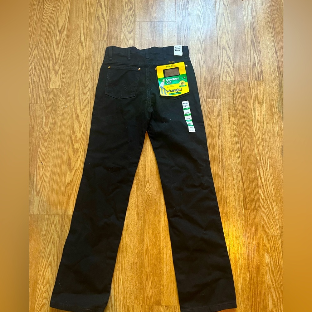 NWT Black Wrangler Cowboy Cuts